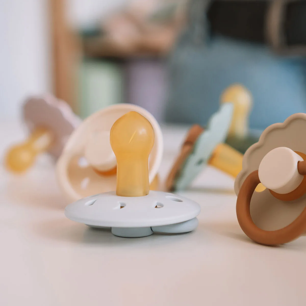 Ollie Bebe Kids Store - Social Post, Colorful Silicone Pacifiers