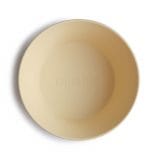 Mushie Dinner Bowl - Round - Pale Daffodil - Image 3