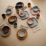 Mushie Dinner Plate - Round - Mustard - Image 2