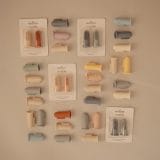 Mushie Finger Toothbrush / Οδοντόβουρτσα χεριού - Cambridge Blue/Shifting Sand - Image 2