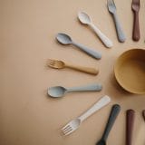 Mushie Fork & Spoon / Πιρούνι & κουτάλι - Ivory - Image 2