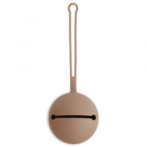 Ollie bebe Mushie Pacifier Case / Θήκη πιπίλας - Pale Taupe