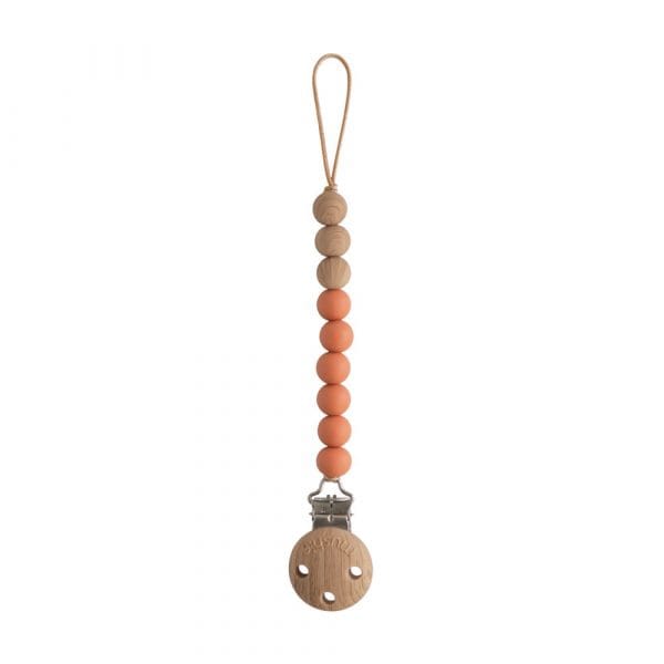 Ollie bebe Mushie Pacifier Clips - Eva Clementine