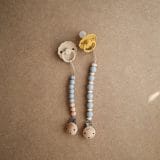 Mushie Pacifier Clips - Ari Blush - Image 2
