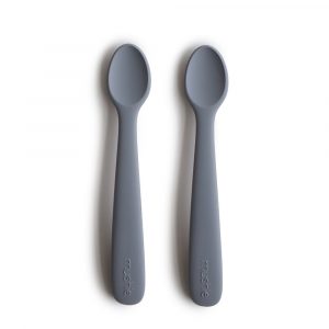 Ollie bebe Mushie Silicone Feeding Spoons 2-Pack / Κουτάλια σιλικόνης - Tradewinds