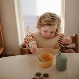 Mushie Silicone Feeding Spoons / Κουτάλια σιλικόνης 2-Pack - Cambridge Blue/Shifting Sand - Image 3