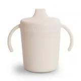 Ollie bebe Mushie Trainer Sippy Cup / Εκπαιδευτικό ποτήρι - Ivory