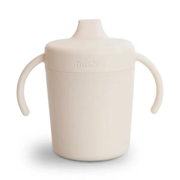 Ollie bebe Mushie Trainer Sippy Cup / Εκπαιδευτικό ποτήρι - Ivory