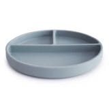Mushie Silicone Suction Plate / Πιατο σιλικόνης - Powder Blue - Image 3