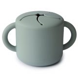 Ollie bebe Mushie Snack Cup - Cambridge Blue