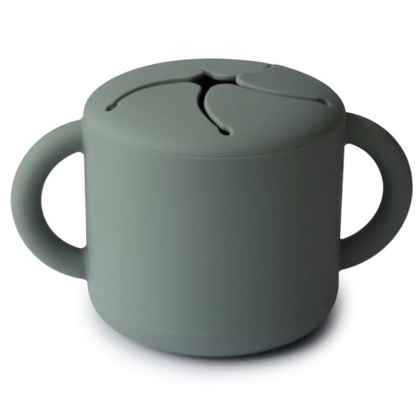 Ollie bebe Mushie Snack Cup - Dried Thyme