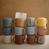 Mushie Snack Cup - Woodchuck - Image 2