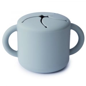 Ollie bebe Mushie Snack Cup - Powder Blue