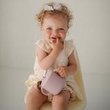 Mushie Snack Cup - Soft Lilac - Image 2