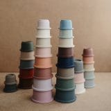 Mushie Stacking Cups - Petal - Image 3