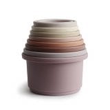 Mushie Stacking Cups - Petal - Image 4