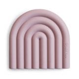 Ollie bebe Mushie Teether - Rainbow - Mauve