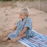LITTLE DUTCH. Παιδικό πόντσο Ocean Sea Life Ocean Blue - Image 3