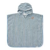 Ollie bebe LITTLE DUTCH. Παιδικό πόντσο Ocean Sea Life Ocean Blue