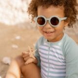 LITTLE DUTCH. Παιδικά γυαλιά ηλίου στρογγυλά Sea Green - Image 2