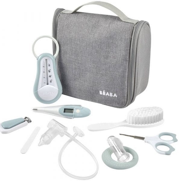 Ollie bebe BEABA Toiletry Hanging Bag - Green Blue