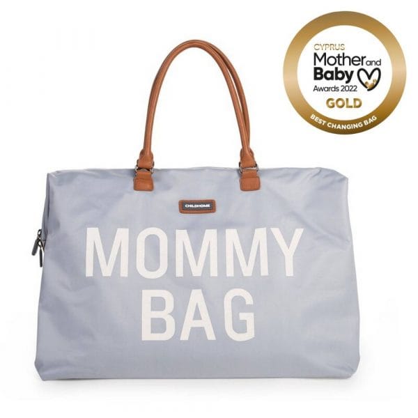 Ollie bebe CHILDHOME Mommy Bag - Grey/OffWhite