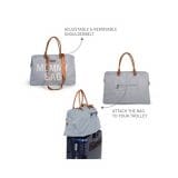 CHILDHOME Mommy Bag - Grey/OffWhite - Image 6
