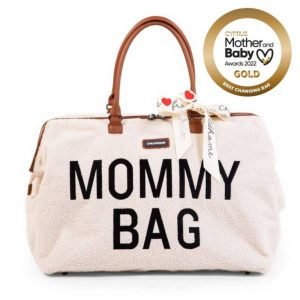 Ollie bebe CHILDHOME Mommy Bag - Teddy Off White