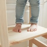 MeowBaby® Wooden Kitchen Helper - Learning tower / Πύργος εκμάθυσης - Natural Wood - Image 5