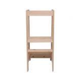 MeowBaby® Wooden Kitchen Helper - Learning tower / Πύργος εκμάθυσης - Natural Wood - Image 8