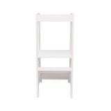 MeowBaby® Wooden Kitchen Helper Learning tower / Πύργος εκμάθυσης - White - Image 8