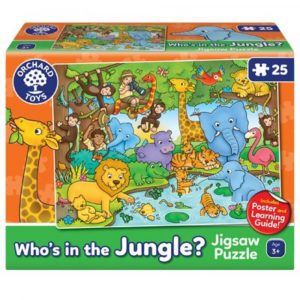 Ollie bebe Orchard Toys Ποιος είναι στη ζούγκλα; (Who's in the Jungle ) Jigsaw Puzzle Ηλικίες 3+ ετών