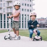 Scoot and ride Reflective Helmet / Κράνος XXS-S - rose - Image 3