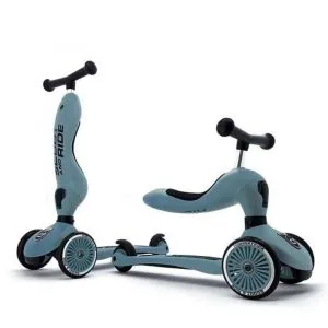 Ollie bebe Scoot and ride Highwaykick 1 - steel