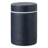 Ollie bebe Fresk: Θερμός από ανοξείδωτο ατσάλι φαγητού 300ml - Indigo dots
