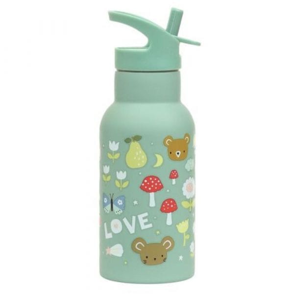 Ollie bebe A Little Lovely Company Μπουκάλι με διπλό τοίχωμα από ανοξείδωτο ατσάλι 350ml Joy