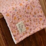 Ollie bebe Spring Flowers Minky Κουβερτούλα από Βαμβακερή Μουσελίνα