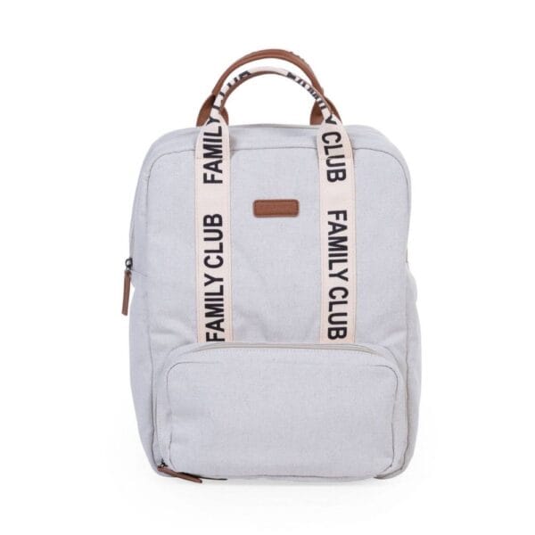 Ollie bebe CHILDHOME Family Club Backpack Signature Canvas - Off White