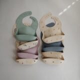 Mushie Silicone Bib - Cherries - Image 2