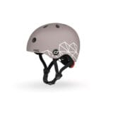 Scoot and ride Reflective Helmet / Κράνος XXS-S – Brown lines - Image 3