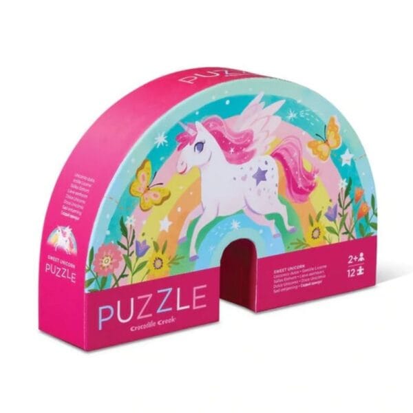 Ollie bebe CROCODILE CREEK. Παζλ 12 κομματιών Sweet Unicorn