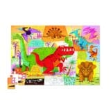 Puzzles / Παζλ 50 κομματιών σε μεταλλικό κουτί Δεινόσαυροι - CROCODILE CREEK - Image 3
