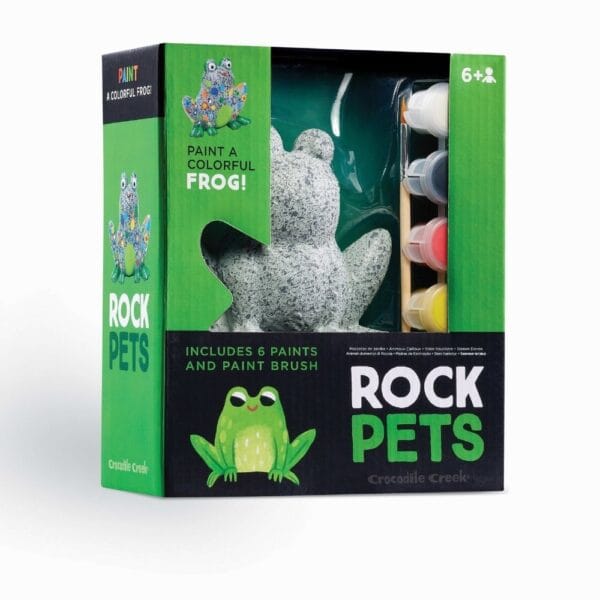 Ollie bebe CROCODILE CREEK. Σετ ζωγραφικής Rock Pets Βάτραχος
