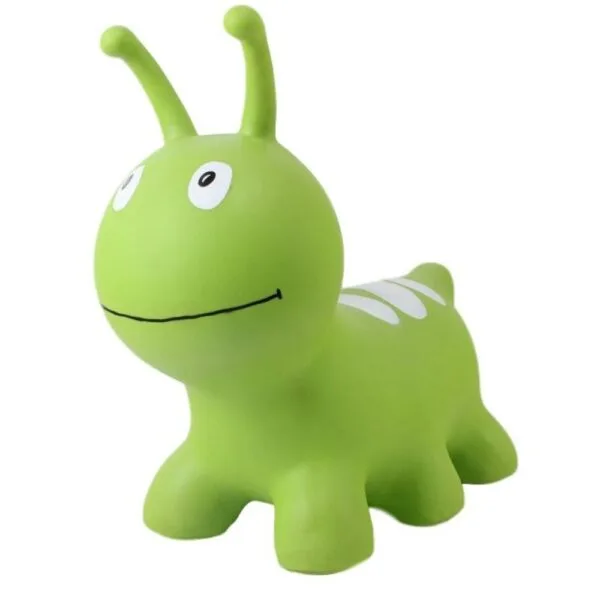 Ollie bebe JUMPY Φουσκωτά ζωάκια. Σκουληκάκι πράσινο