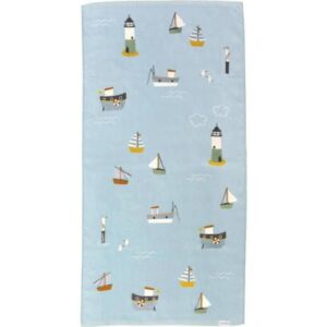 Ollie bebe Little Dutch Sailors Bay Παιδική Πετσέτα Θαλάσσης Μπλε 60x120cm