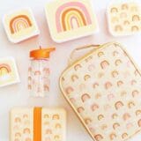 A little lovely company Σετ 4 δοχεία φαγητού Lunch & Snack Box Rainbows - Image 4
