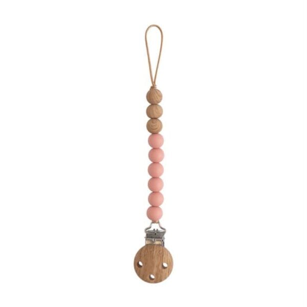 Mushie Pacifier Clips - Eva Powder