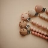 Mushie Pacifier Clips - Eva Powder - Image 3