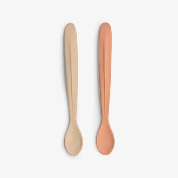 Ollie bebe Silicone feeding Spoon - Set of 2 - Ballerina