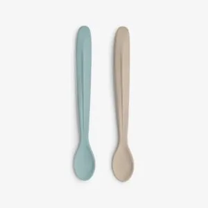 Ollie bebe Silicone feeding Spoon - Set of 2 - Vehicles